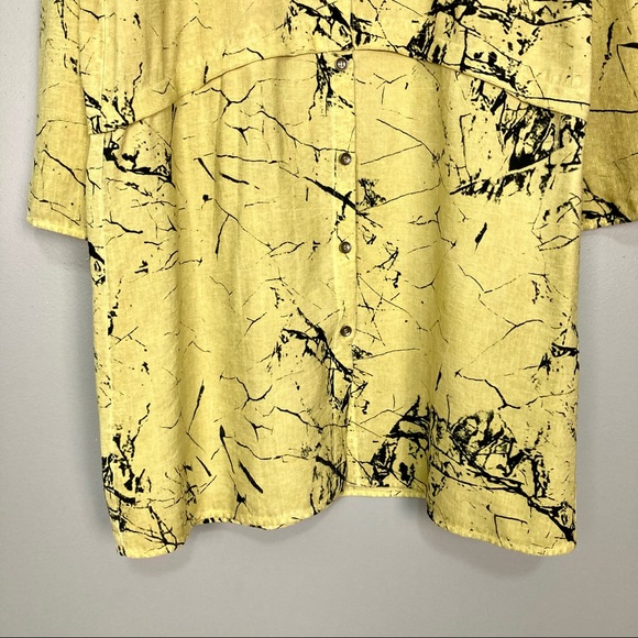 Beau Jours Art Print Tunic Top Women’s Size XS Abstract Lagenlook Oversized Boho - Picture 3 of 6